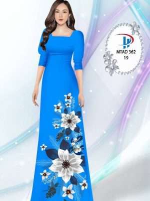 Vải Áo Dài Hoa In 3D AD MTAD362 31